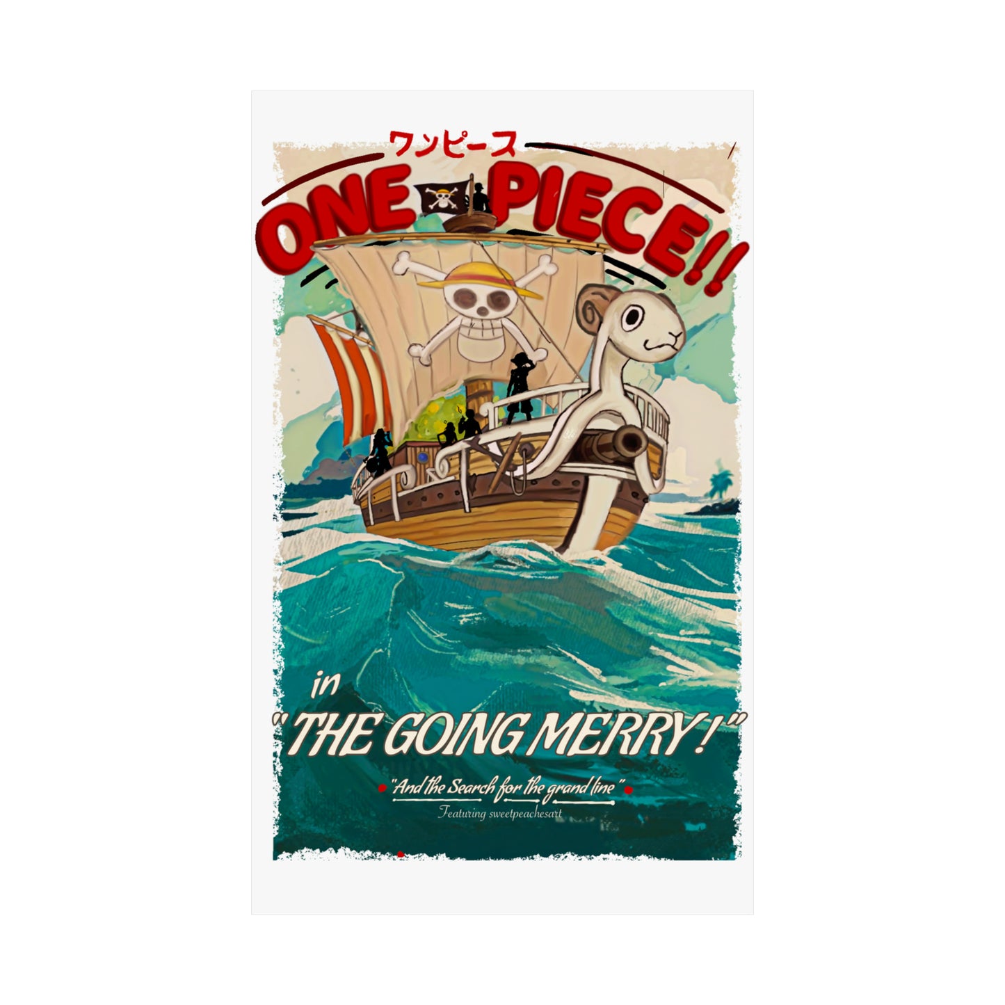 The going Merry! One piece vintage Matte Vertical Posters