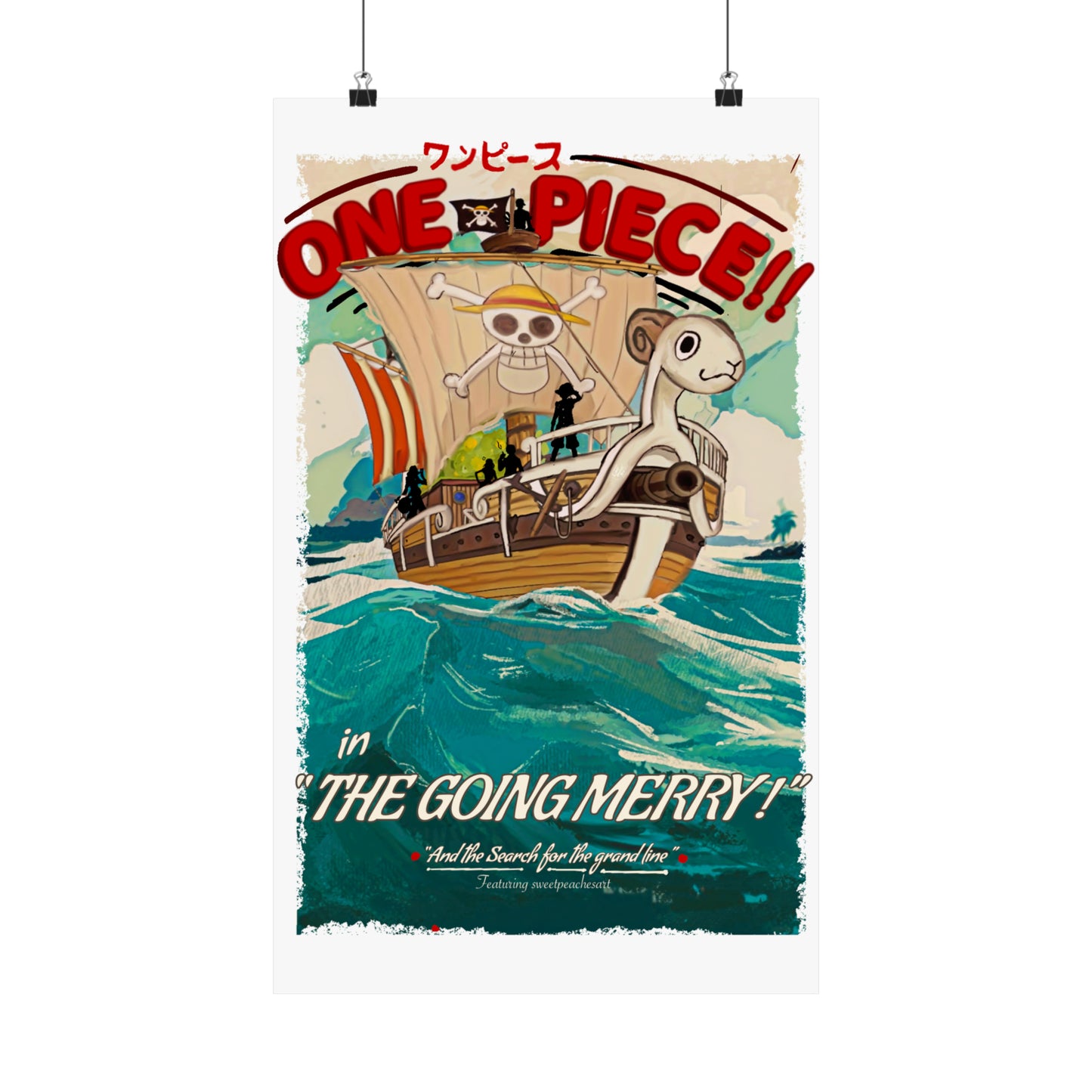 The going Merry! One piece vintage Matte Vertical Posters