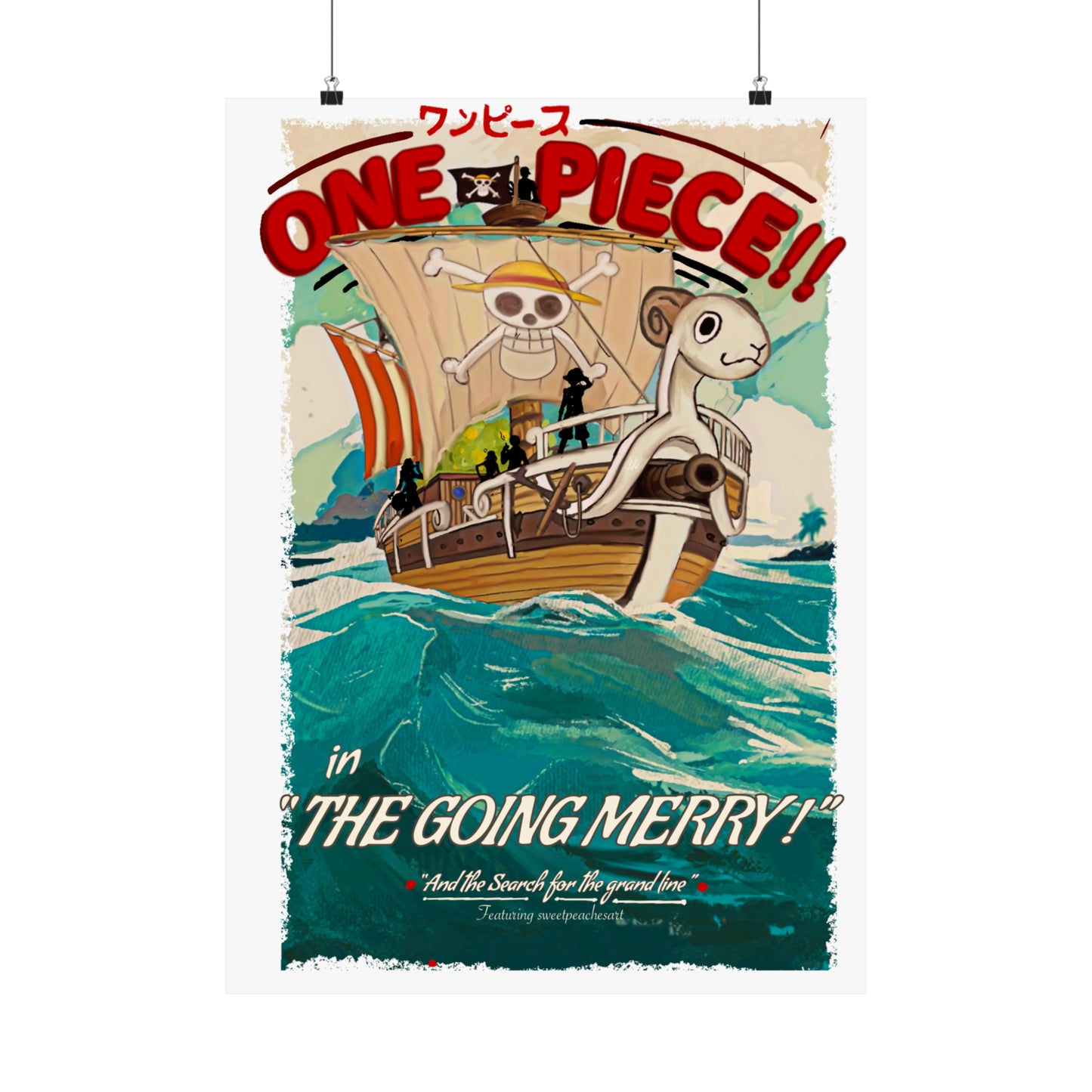 The going Merry! One piece vintage Matte Vertical Posters