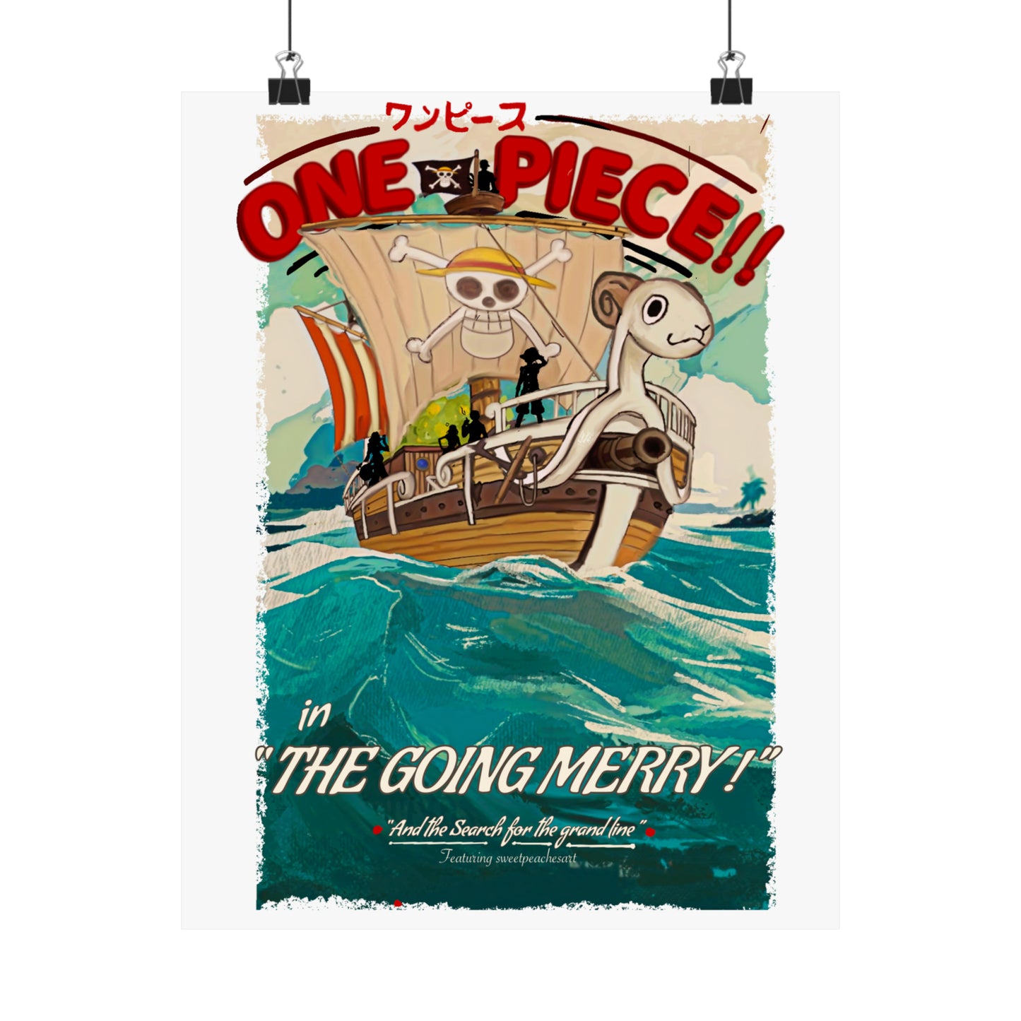 The going Merry! One piece vintage Matte Vertical Posters