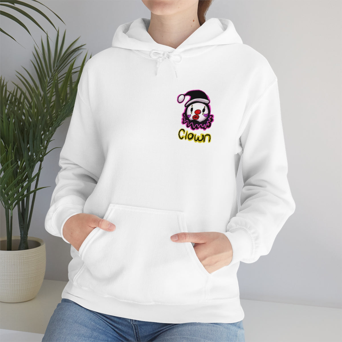 Clowns need love too Hooded Sweatshirt