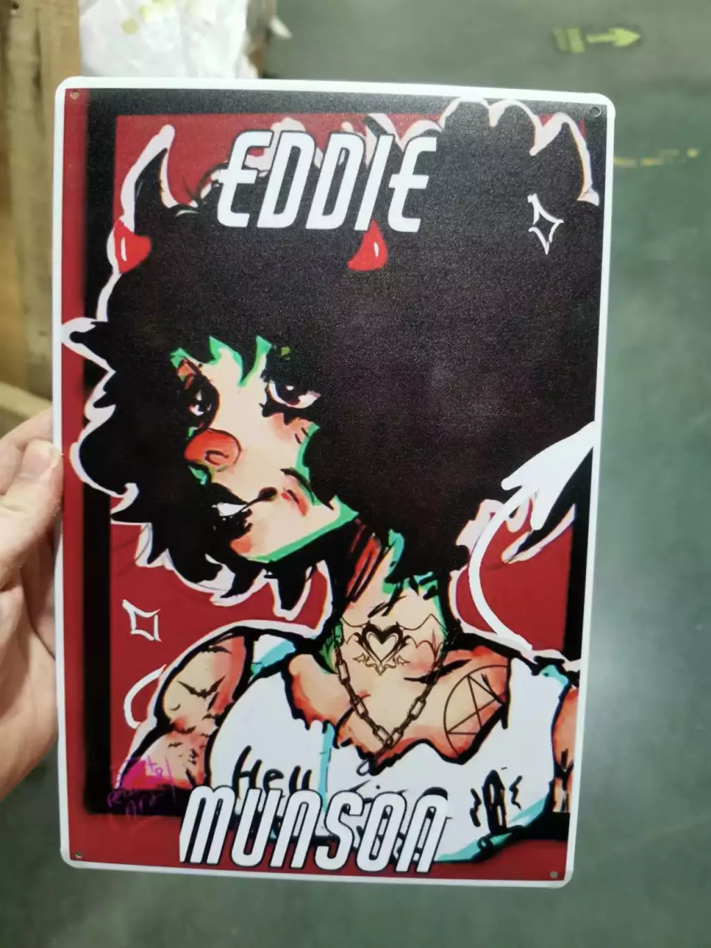 Eddie metal plates