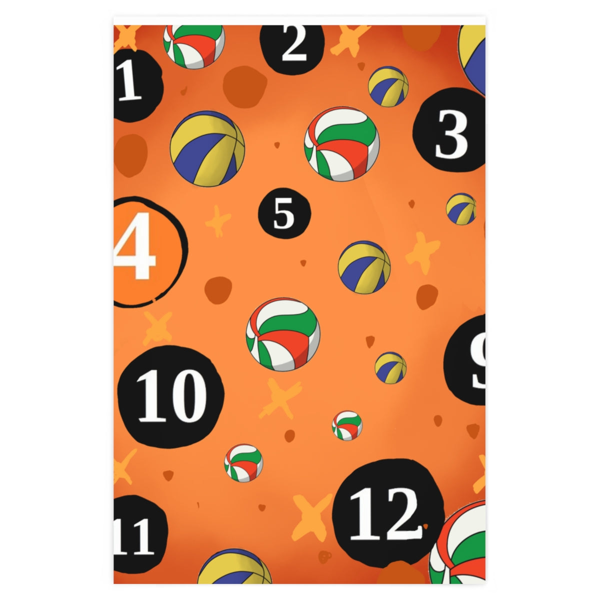 Volleyball Wrapping Paper