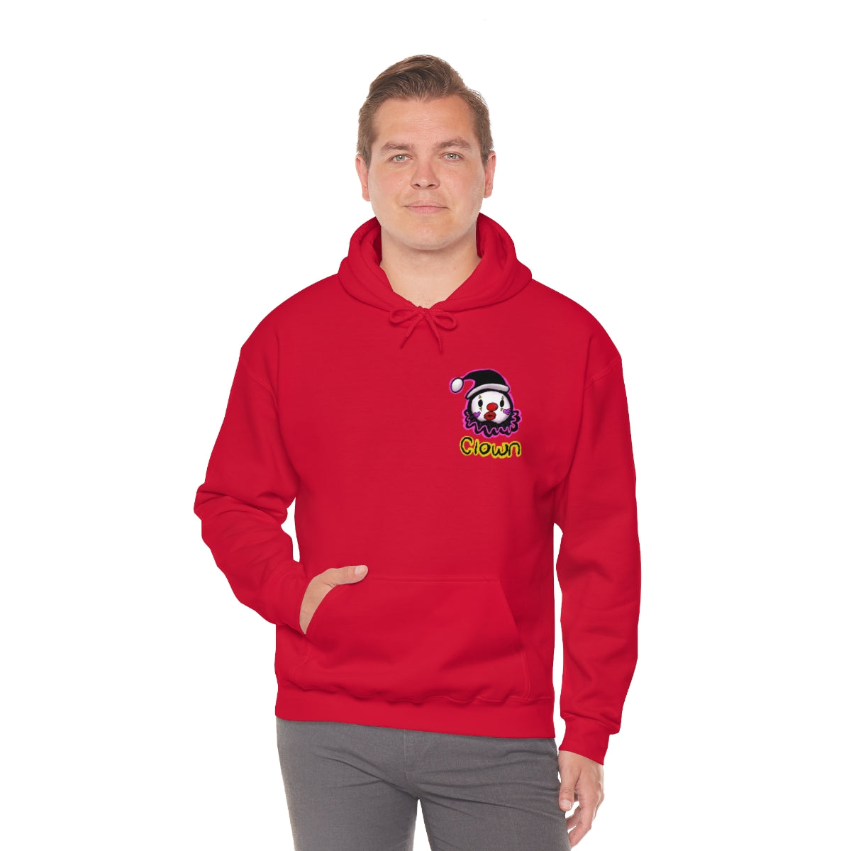 Clowns need love too Hooded Sweatshirt