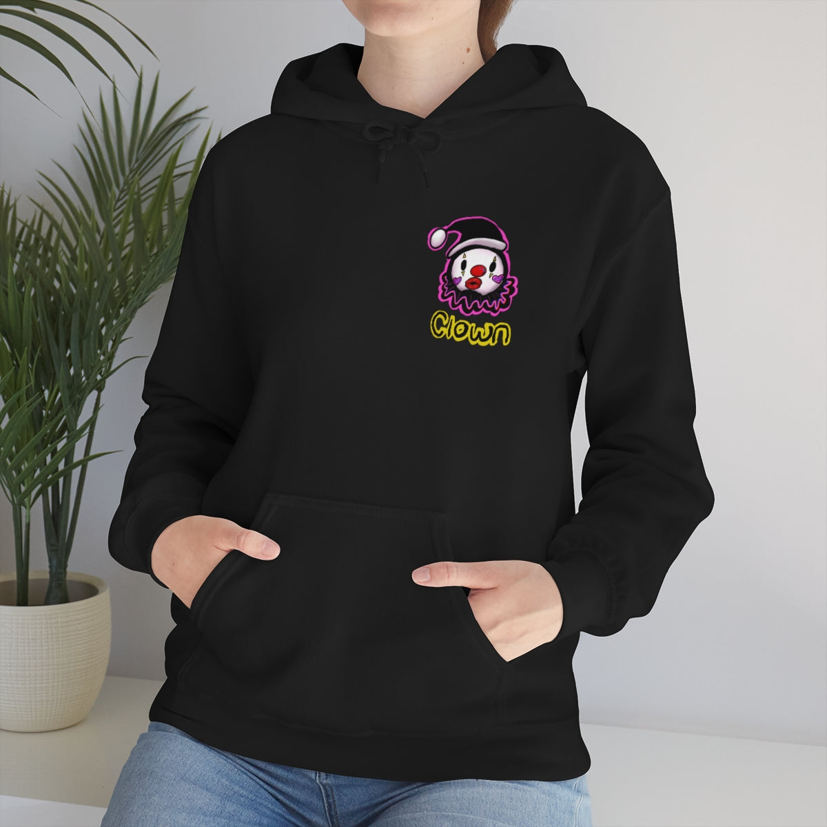 Clowns need love too Hooded Sweatshirt