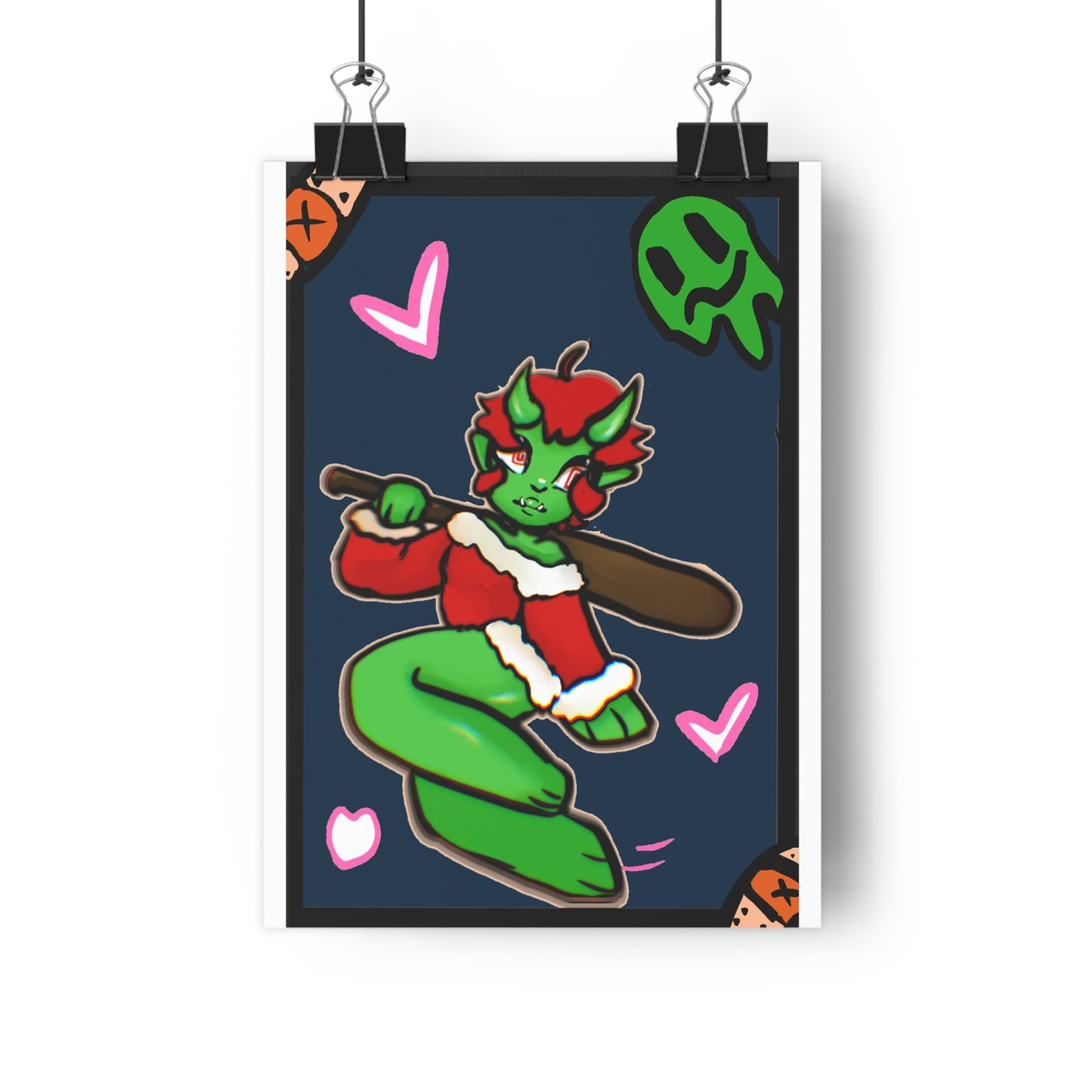 Orc Lady Art Print