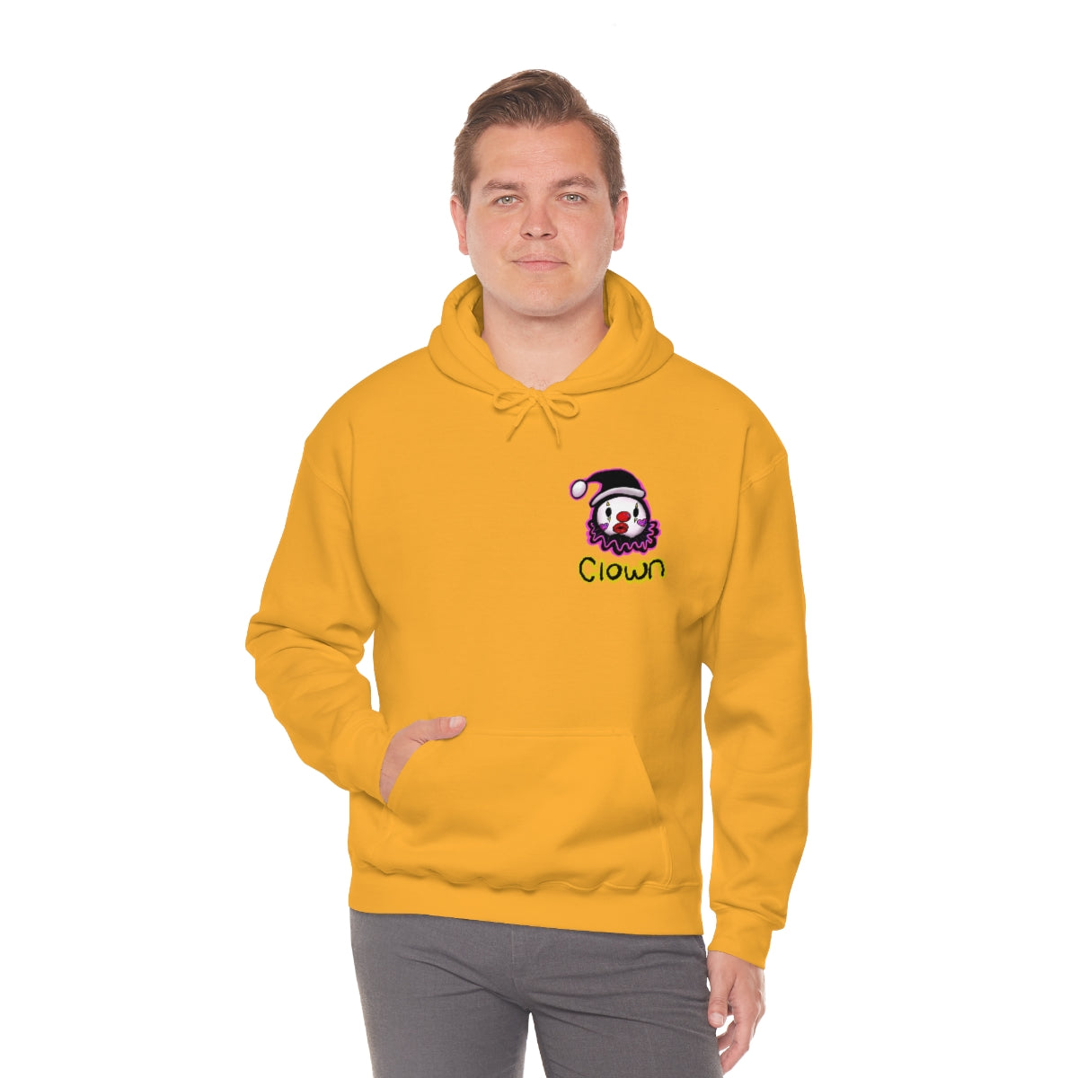 Clowns need love too (boy ver.) Hooded Sweatshirt