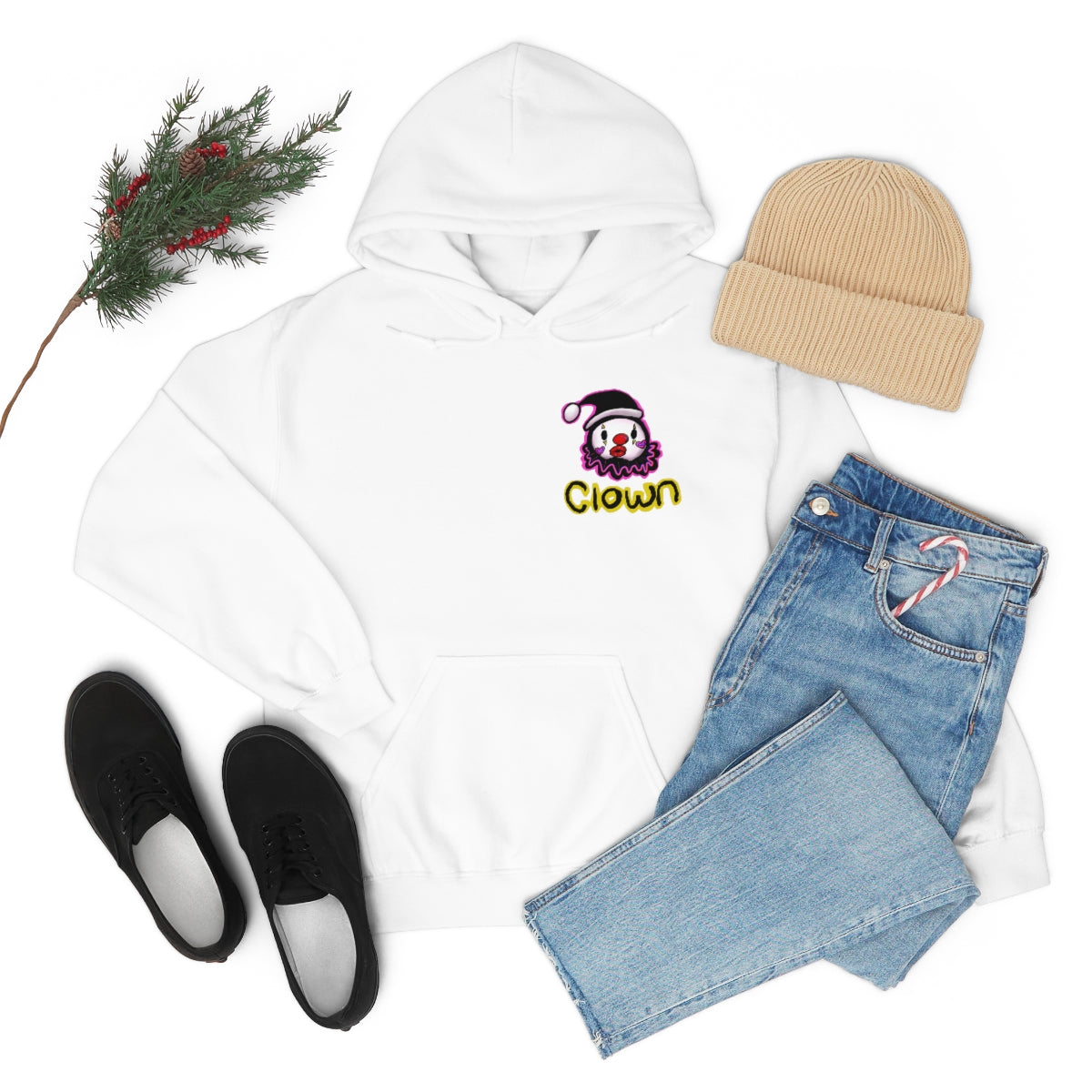 Clowns need love too (girl ver.)  Hooded Sweatshirt