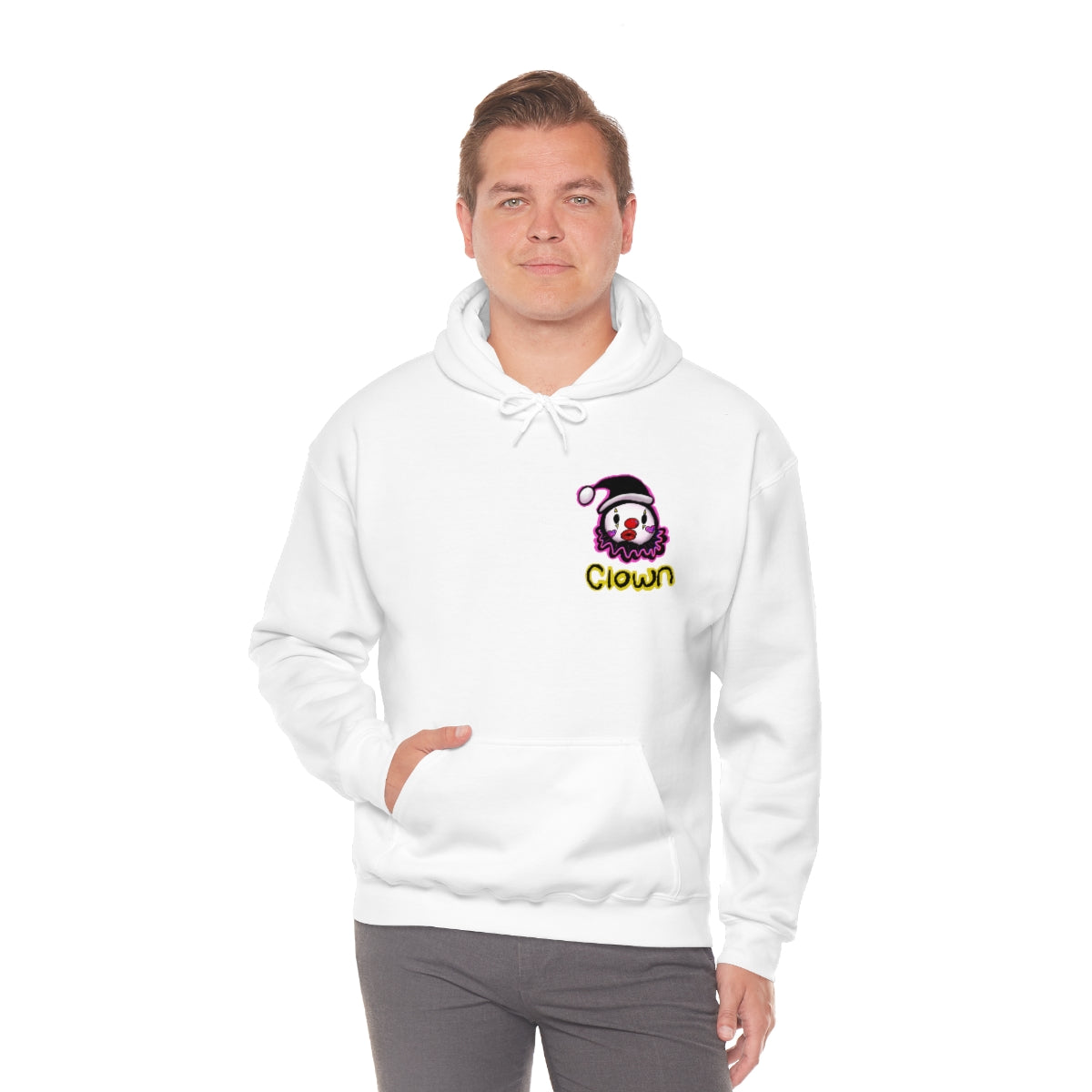 Clowns need love too (boy ver.) Hooded Sweatshirt