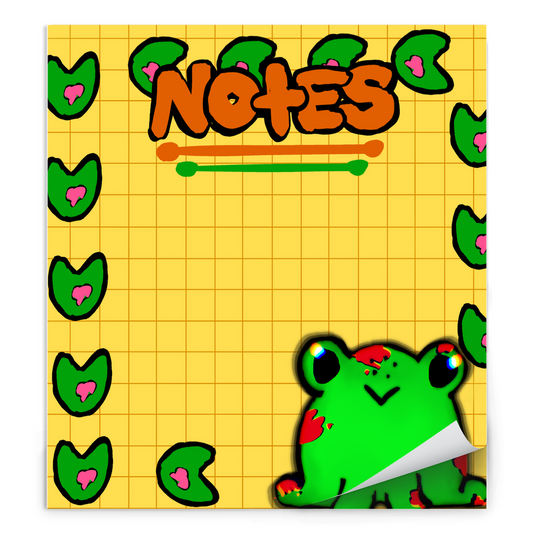 Totally normal frog Notepads