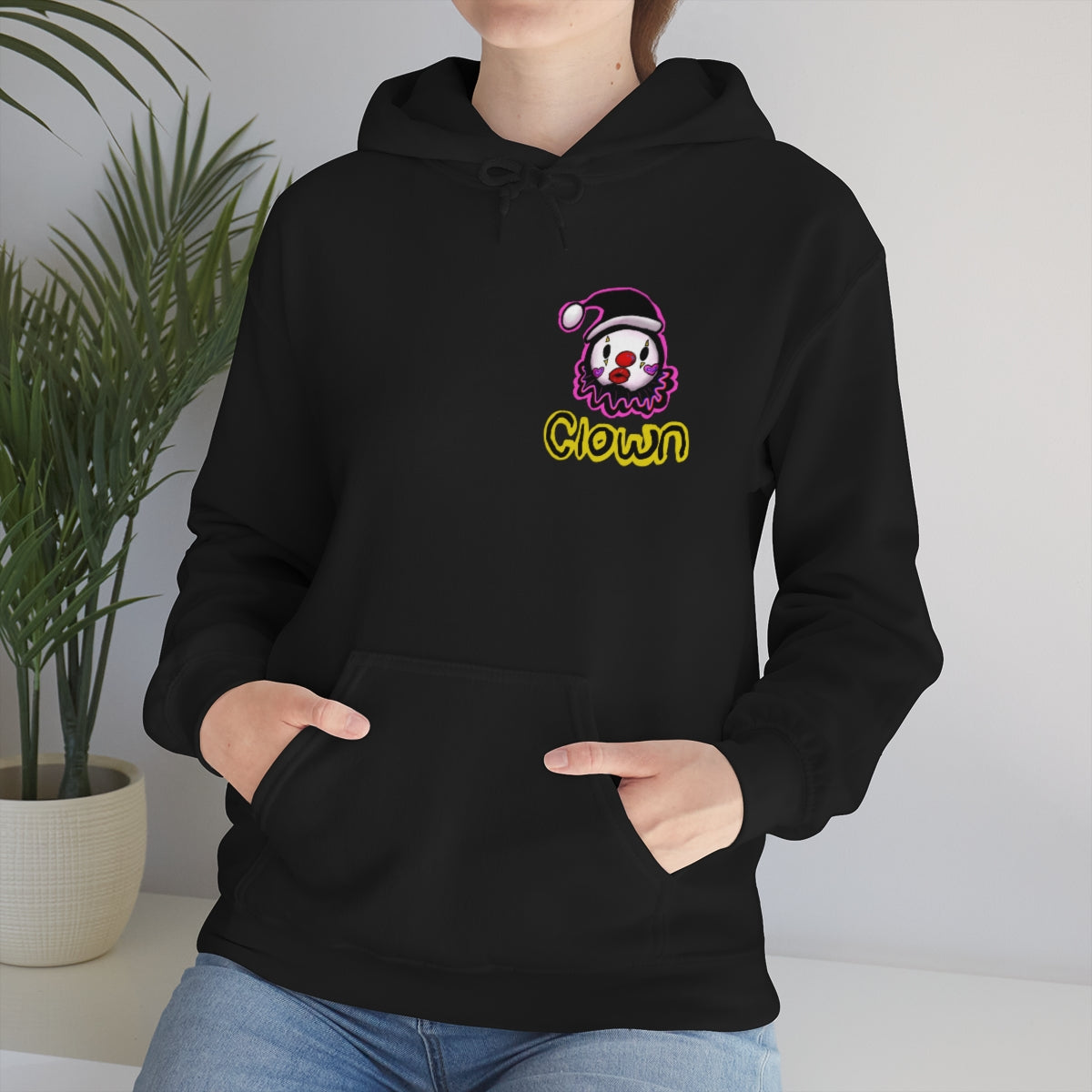 Clowns need love too (girl ver.)  Hooded Sweatshirt