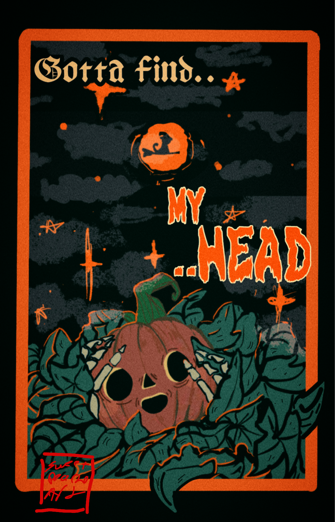 Lost your head poster