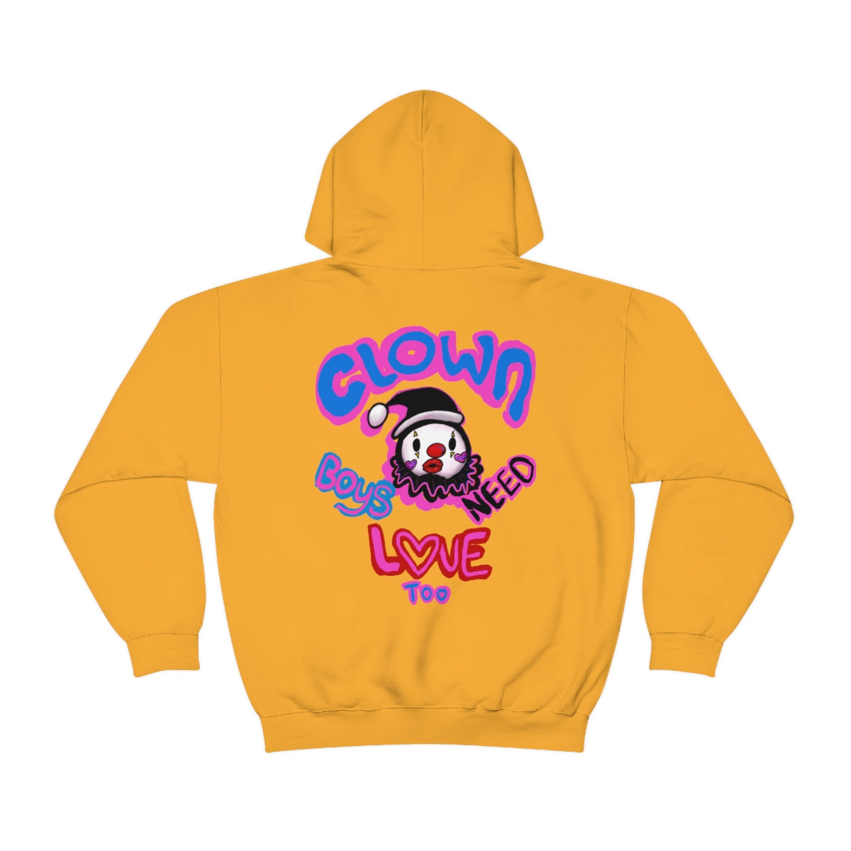 Clowns need love too (boy ver.) Hooded Sweatshirt