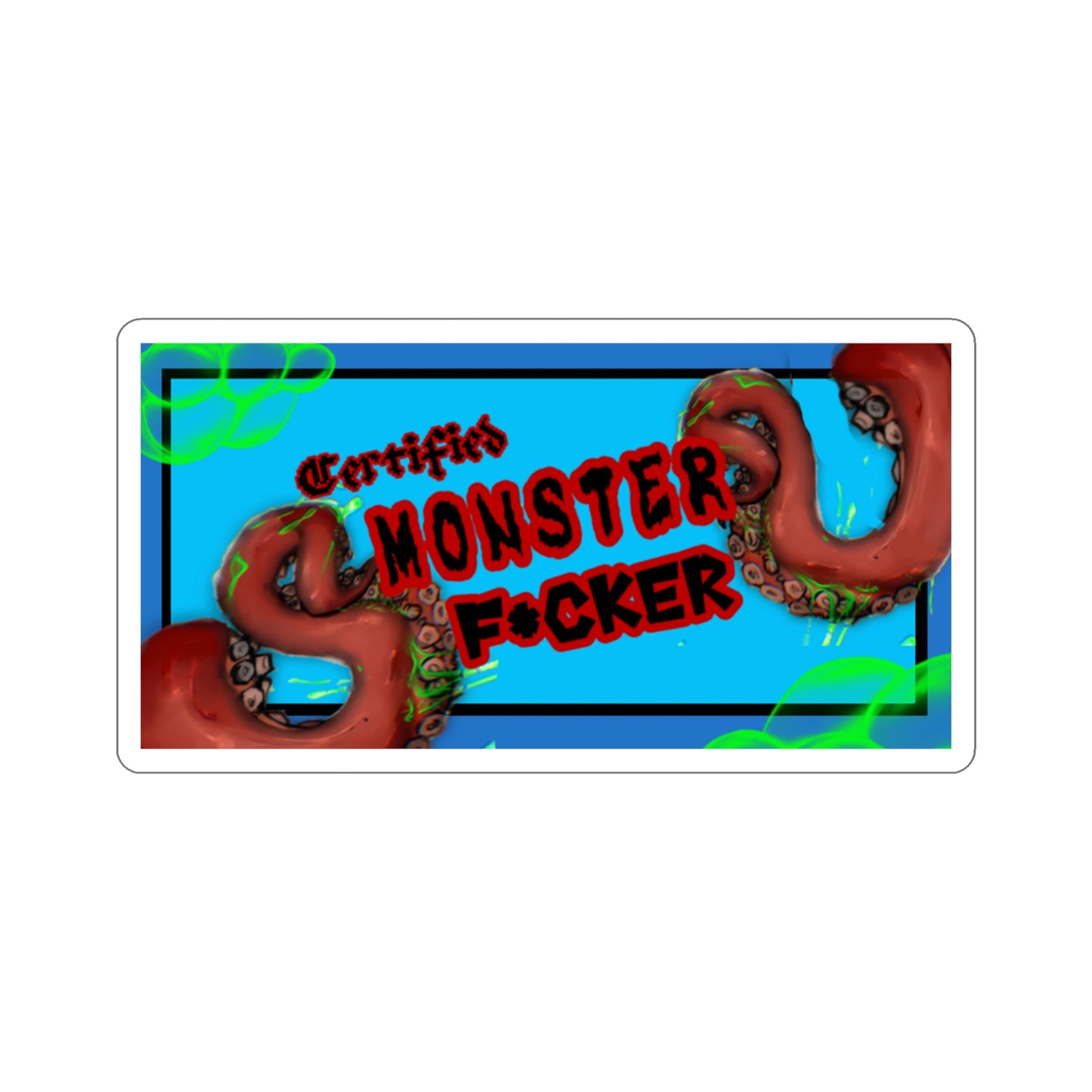 Monster fudger Kiss-Cut Stickers