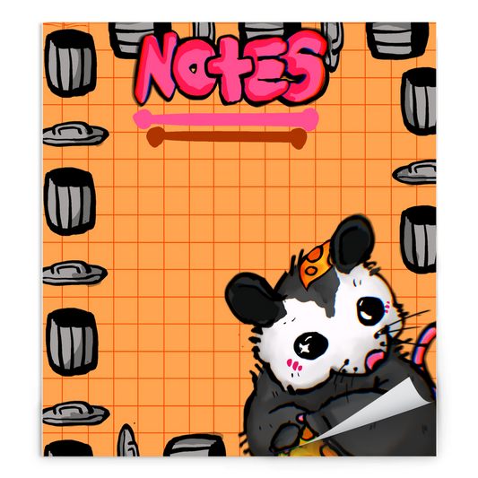 Trash panda Notepads