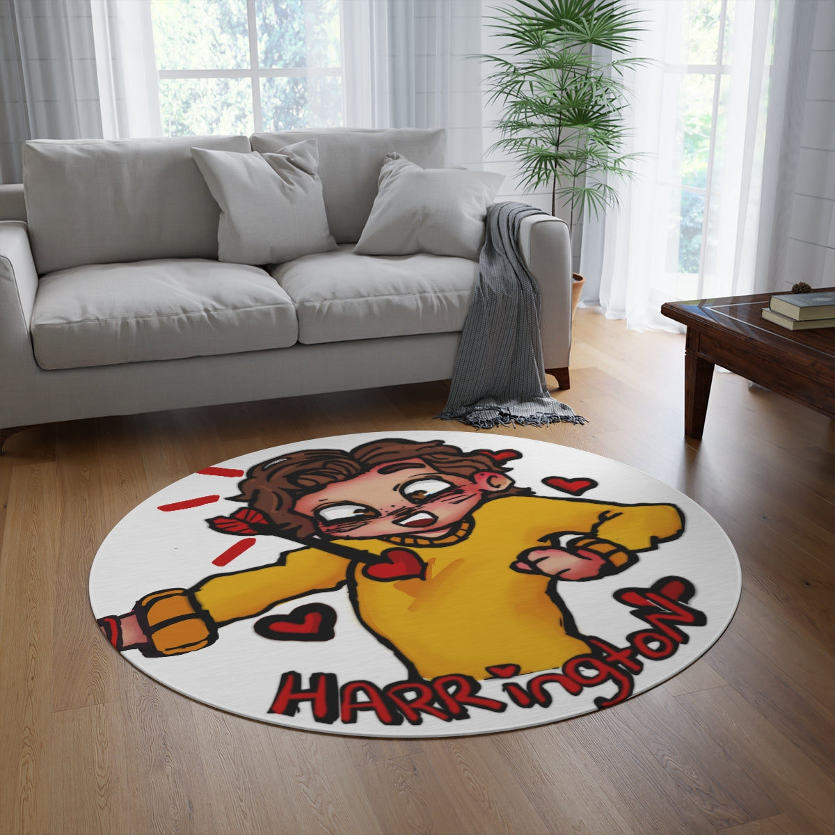 Steddie Round Rug (yellow ver.)