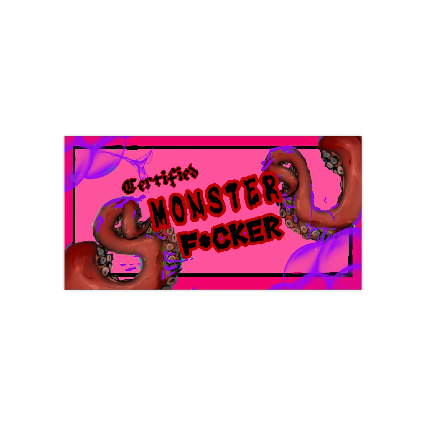 Monster fudgers but make it ✨pastel ✨ Bumper Sticker